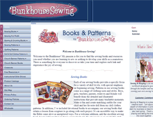 Tablet Screenshot of bunkhousesewing.com
